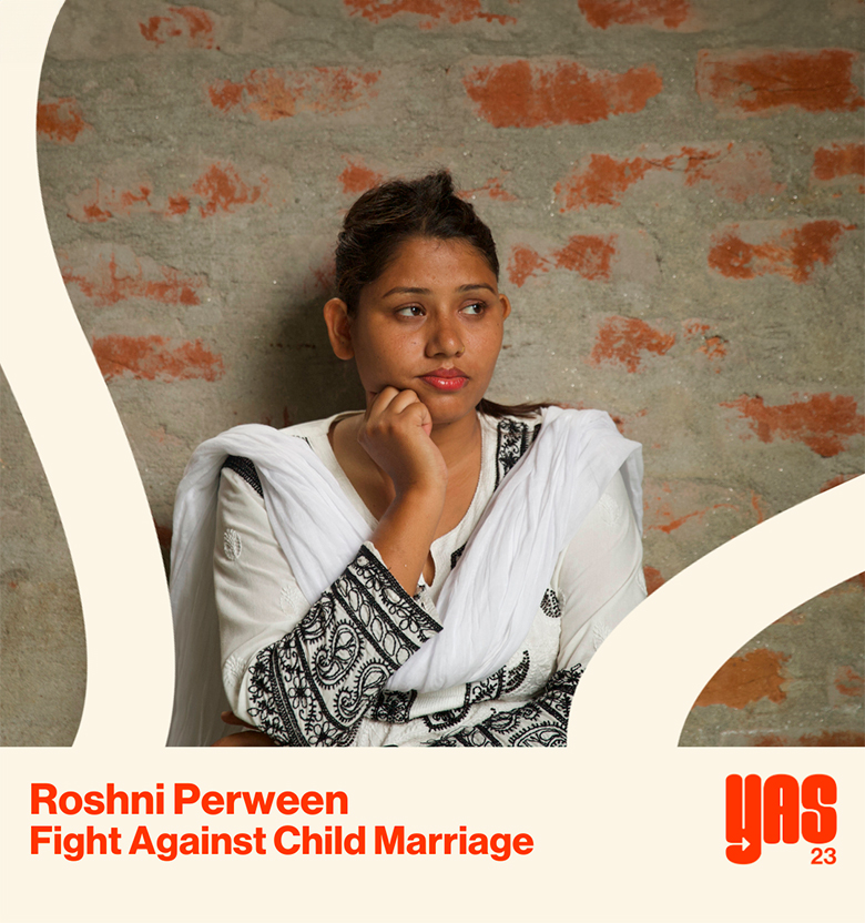 The Sisley Foundation supports the Young Activist Summit** and Roshni Perween’s work